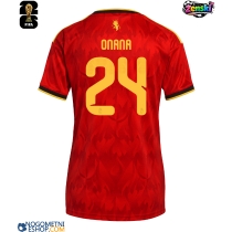 Ženski Nogometni dresi Belgija Amadou Onana #24 Domači SP 2026 Kratek Rokav